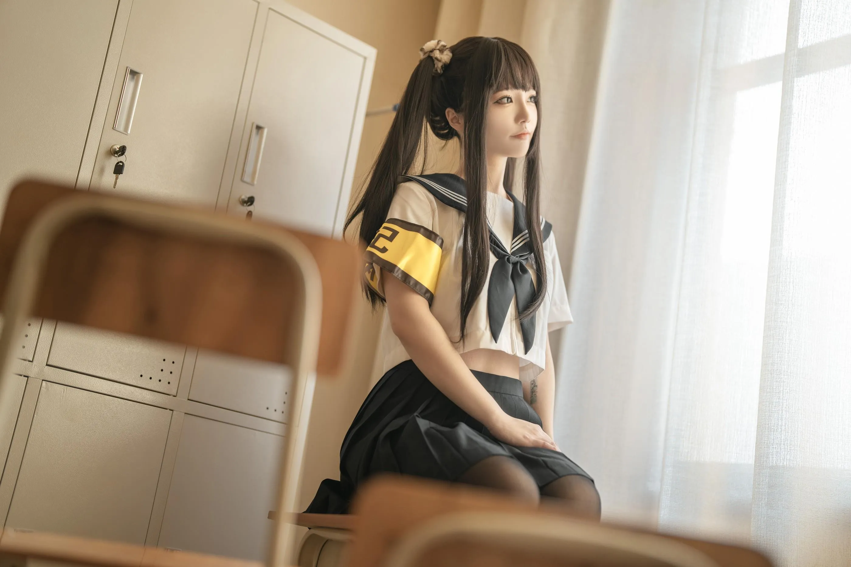 桃良阿宅 – NO.004 教室JK [33P]插图4